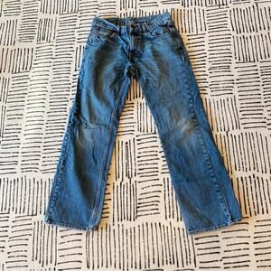 Classic Blue Denim Bootcut Jeans